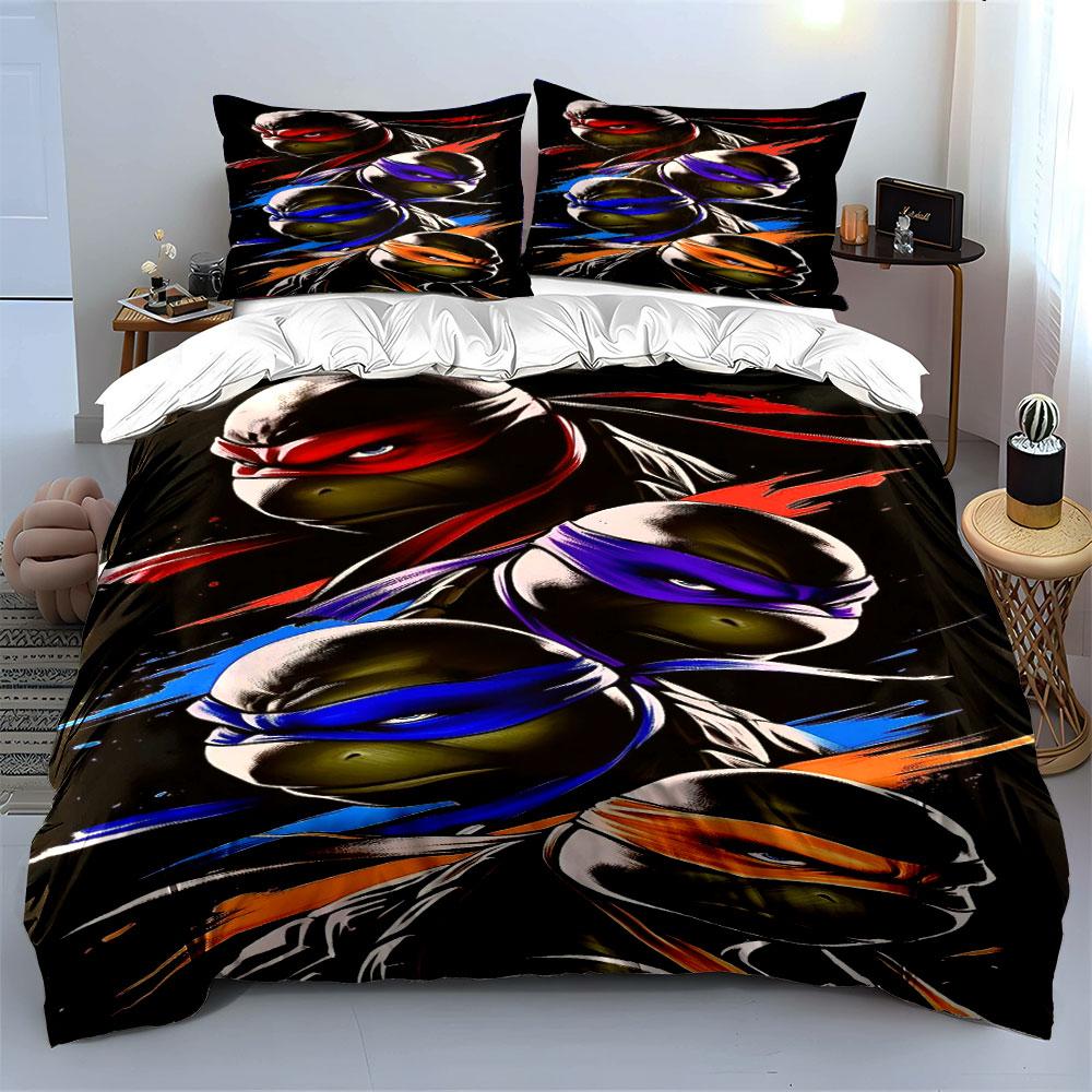 "Vibrant Ninja Adventure Splash" Bedding sets Duvet covers Pillowcases(1* Duvet Cover 2* Pillowcases without duvet insert)