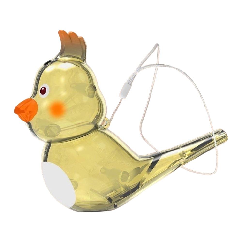 

Cartoon Bird Whistle Water Whistle Bird Shaped With Lanyard Small Musical Instrument Toy Bathtime Musical Toy Educational Gift жёлтый