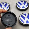 VW GTI GOLF 2026 Hot For VW VOLKSWAGEN 4pcs 56mm Bule Car Wheel Center Caps Rim Hub Caps For VW Volkswagen Golf Jetta Bora Polo