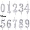 1 PC 0-9 Party Supplies Ornaments Cupcake Decor Cake Topper Number Candles Happy Birthday