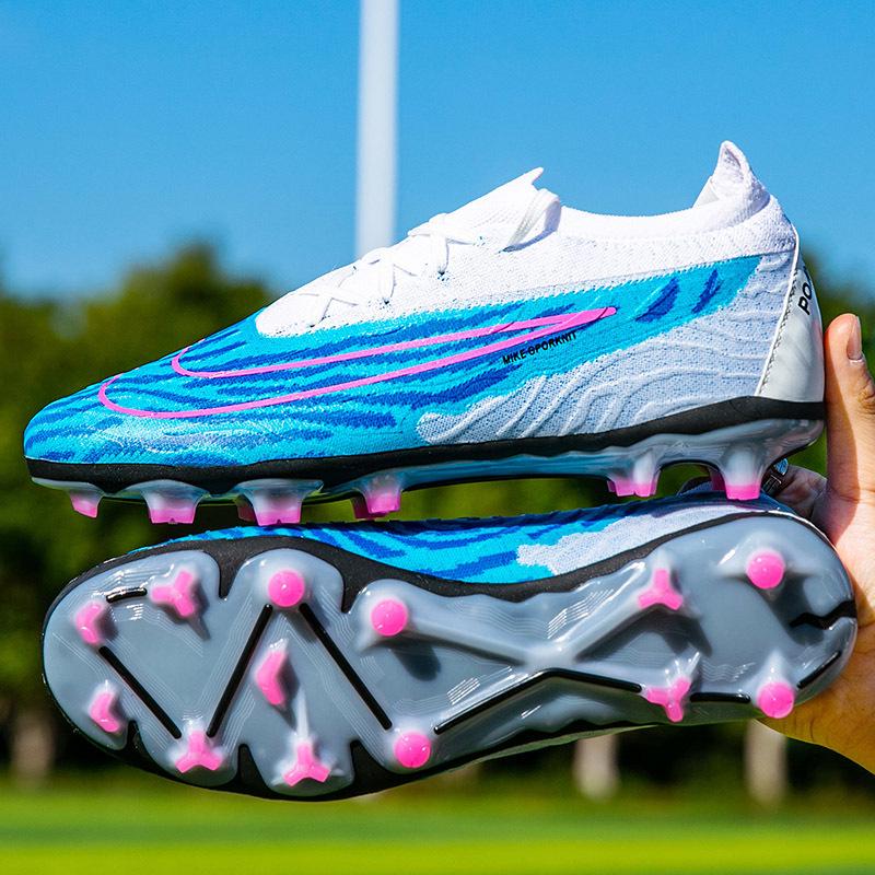 Ronaldo X10 Fly-Knit AG Soccer Shoes for Men and Women - Low-Top Turf Training Cleats