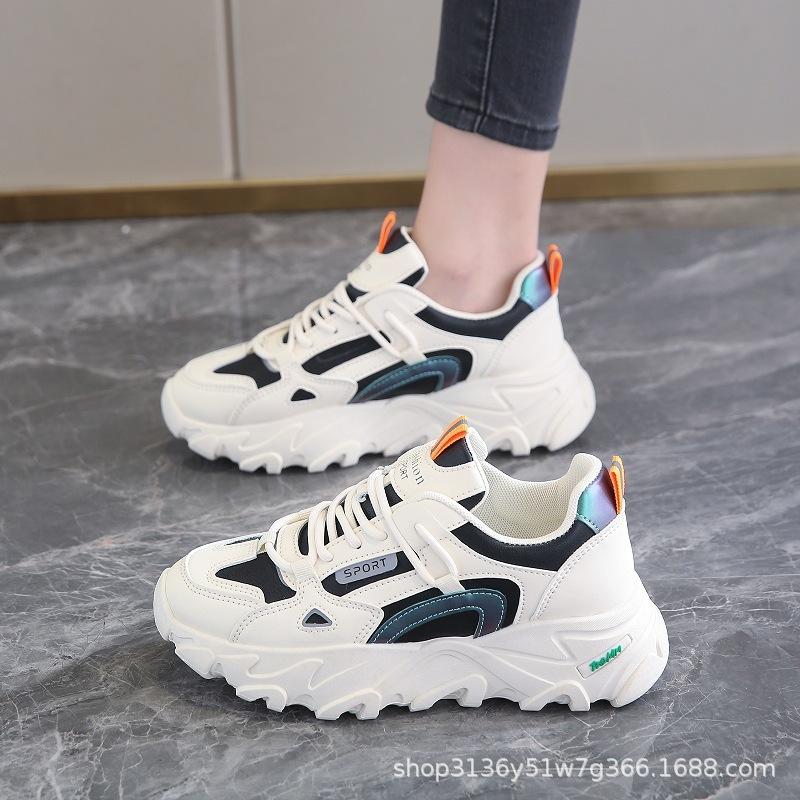 2. Daddy shoes women s new women s versatile leather white shoes are versatile for students with light soft soles 35
