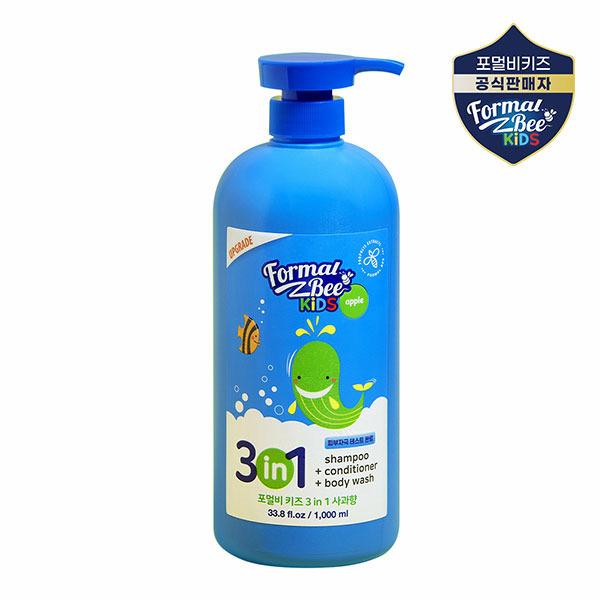 

Formal Bee Kids 3in1 All-in-One Shampoo and Body Wash 1000ml Apple flavor 1000ml
