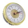 Aluminum Face Clock Gold Trim Clock Retro Clock Simple Design