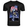 Hip Hop Astronaut With USA Flag Space Graphic T-Shirt