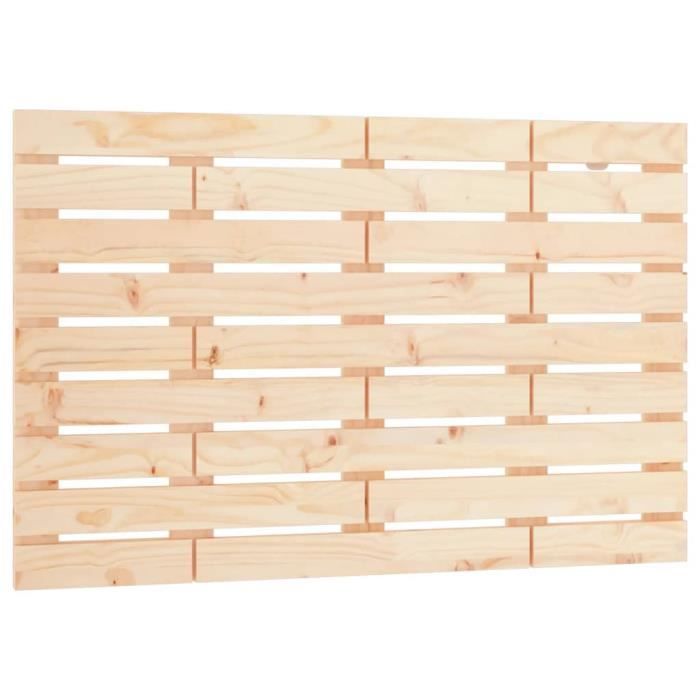 VidaXL Wall-mounted Headboard 96x3x63 Cm Solid Pine Wood 824723