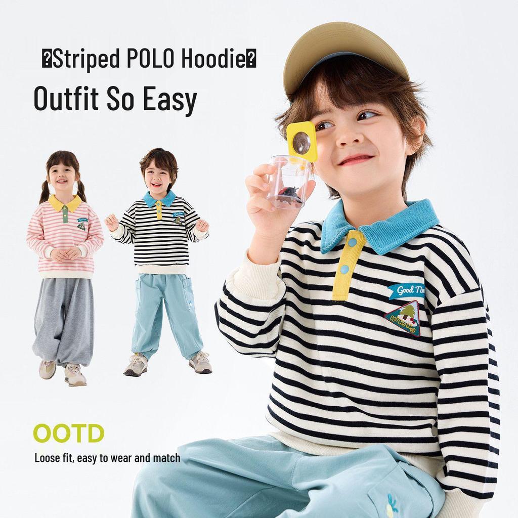 Dudu Home Stylischer Frühjahrs-Hoodie für Kinder - Langarm für Jungen & Modische Oberteile für Mädchen, Trendige Kindermode