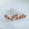 10pcs Rose Flower Bridal Hairpins Luxury Crystal Hair Clip Pins Wedding Bride Hair Styling Tools Women Prom Hair Accessories