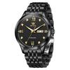 OLEVS New Fully Automatic Mechanical Watch Original Stainless Steel Diamond Scale Watch Men's Waterproof Night Glow