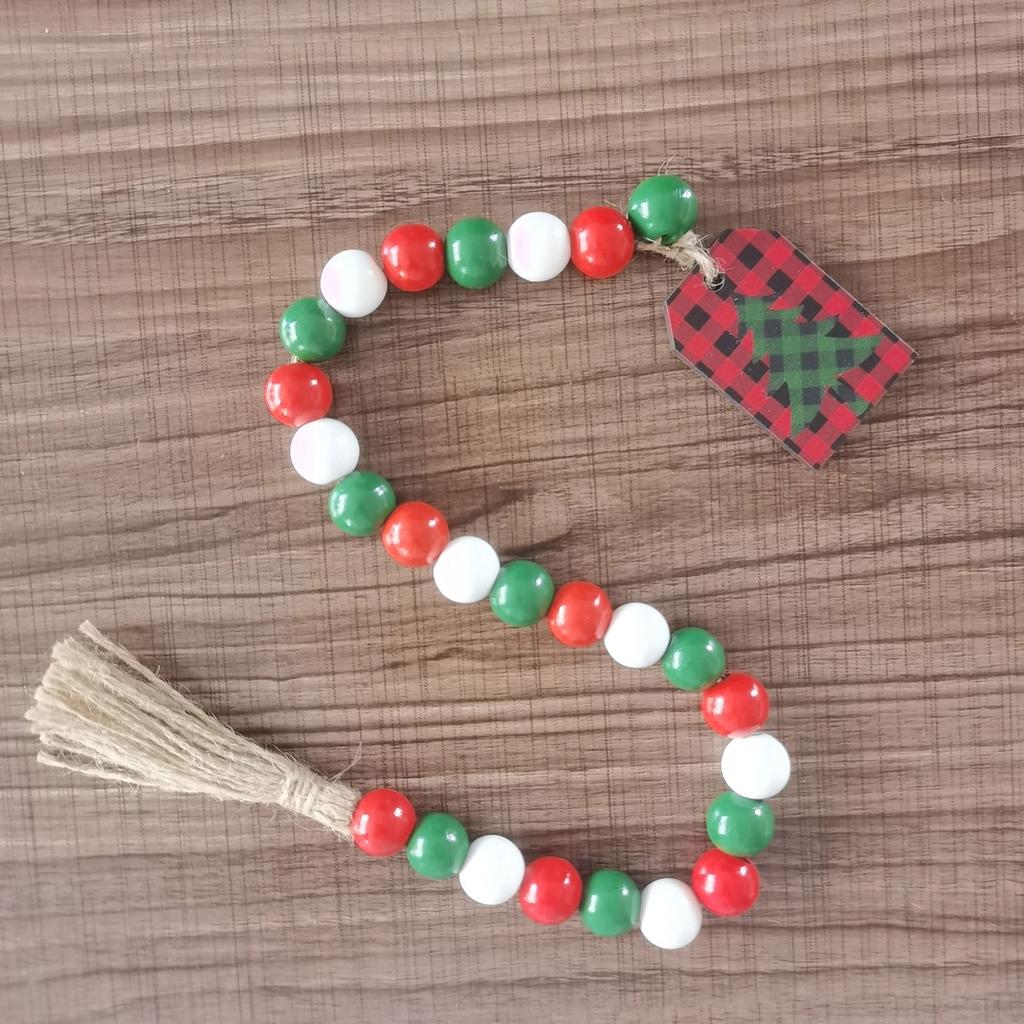 Christmas Farm Layered Tray Decors Set Farmhouse Wood Decorative Ornaments Country Tray Tiered Decorations New Year Gift