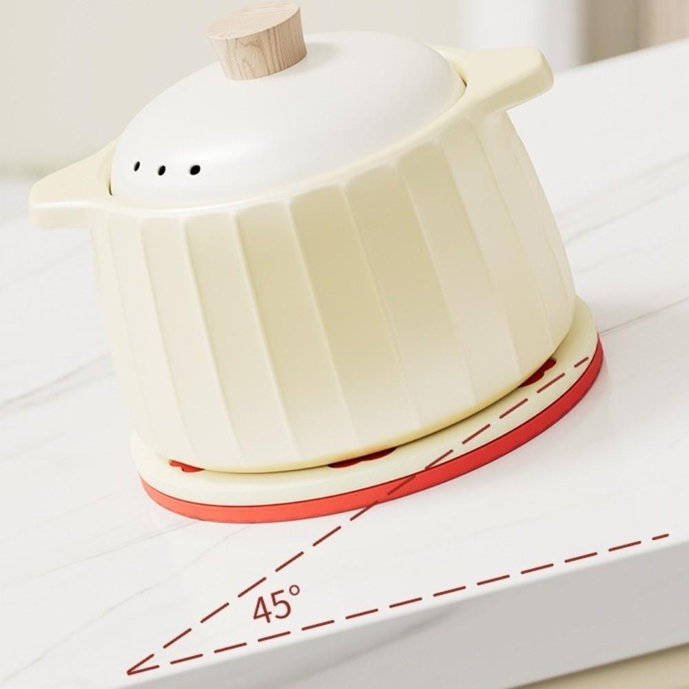 Non-Slip Oil-Resistant Place Mat Anti-scalding Pot Lid Storage Mat Pot Holder  Home Organizer