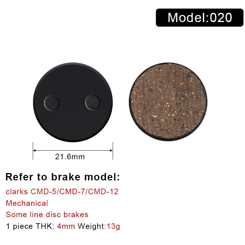 Bicycle Disc Brake Pad Organic Resin Bike Hydraulic Disc Brake Pads For Magura Cycling Accessories