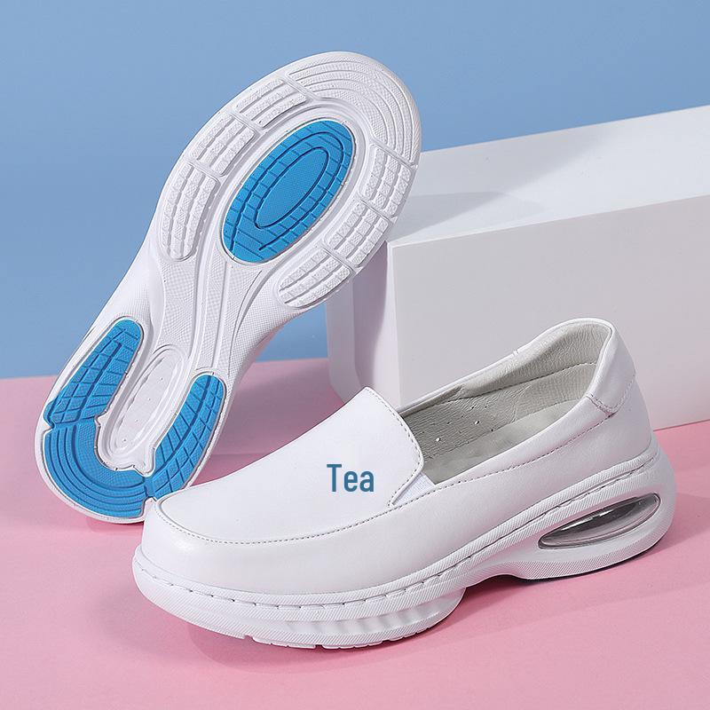 

Women s Comfortable Genuine Leather Breathable Non-Slip Flat Shoes for All Seasons 39 білий