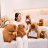 Chef Capybara Plush Toy Lovely Stuffed Capybara Plushies Soft Animal Doll Throw Pillow Room Decor Kawaii Toy Gift Girl