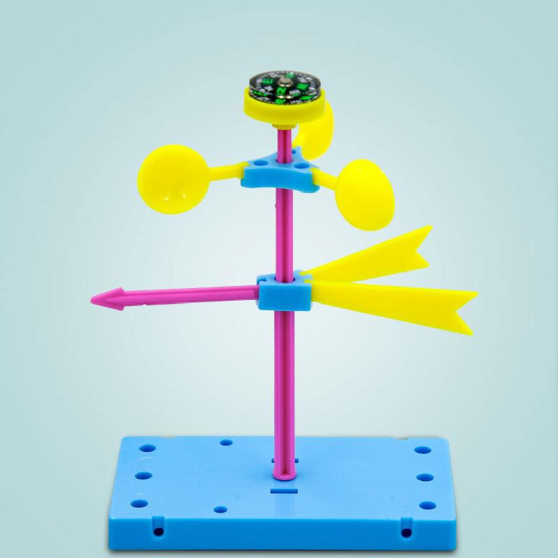 Simulated Plastic Wind Vane Assembly Model Material Set For Childrens Stem Activities