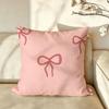 Pattern BBow Cushion Cover Pillow Case Antidustmite Pillowcase Silky Short Plush Sofa Cushion Cover hot