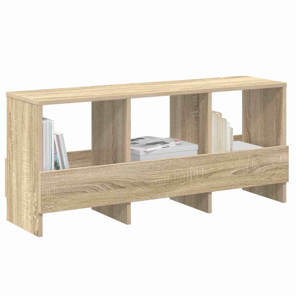 Magazine Rack in Sonoma Oak 102 x 30 x 45 cm