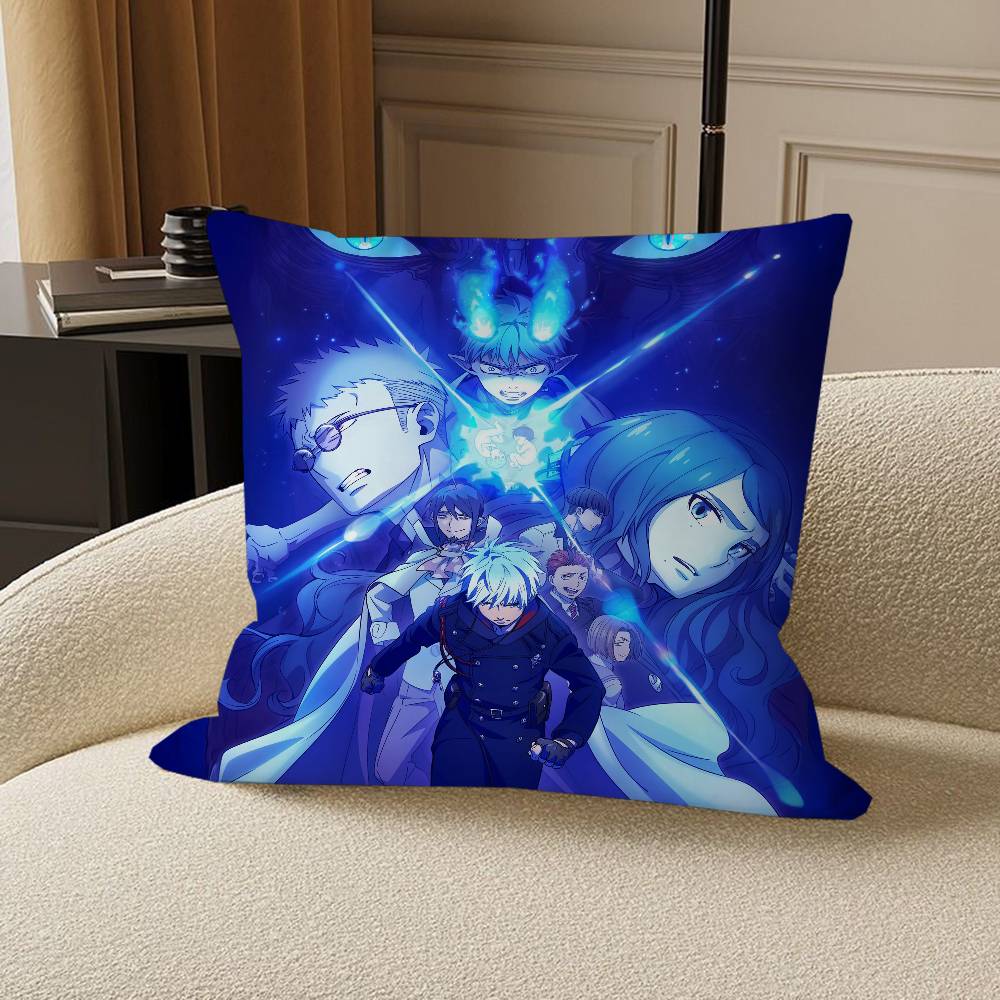 Аниме Подушка Синий Экзорцист Аниме Подушка Диван Кровать Подушка для Головы Наволочка Чехол для Подушки 45x45 см Мода 12x12Inch