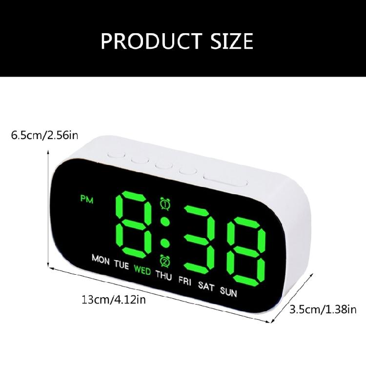 Practical Digital Alarm Clock With Easy To Read Large Screen 2 Alarms Temperature Display Calendar For Varied Schedules