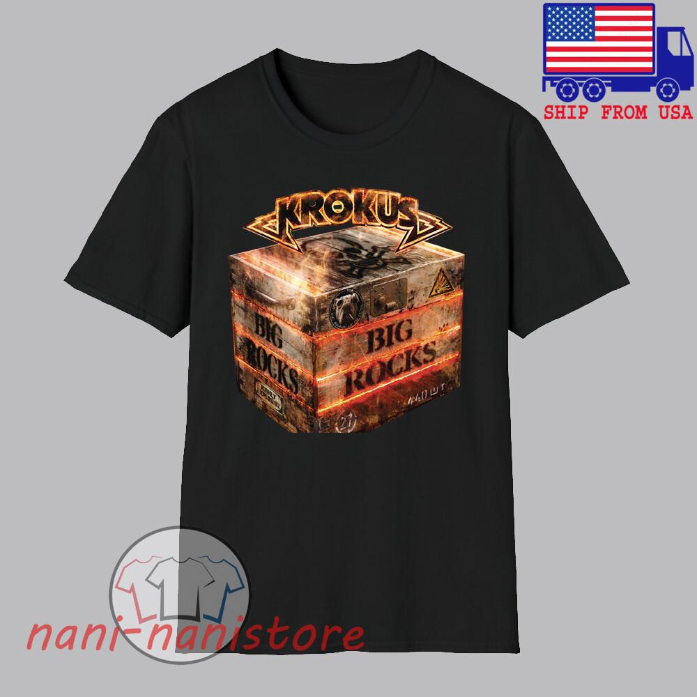 

Krokus Men#039;s Black Size S5XL Unisex T-Shirt XXL