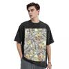 Riesiger Geld Hintergrund 100 Dollar Scheine Gewaschene T-Shirts Harajuku Kurzarm Hip Hop T-Shirt Streetwear Oberteile T-Shirts für Männer Frauen