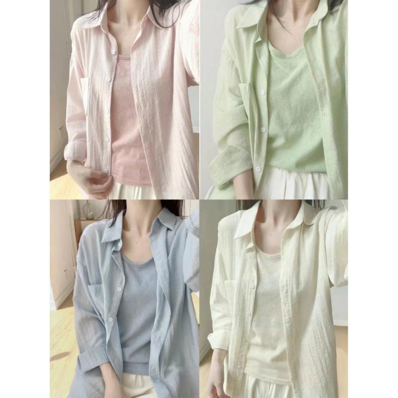 A Large Number of Stock, the Actual Price Is Not Reduced, Sunscreen Shirts, Tops, Women's Long-sleeved Outer Wear Casual Shirts, Thin Jackets.