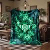 Real Betis Football Print Flannel Blanket Soft Warm Sofa Bed Throw Blanket For Home Office Bedroom