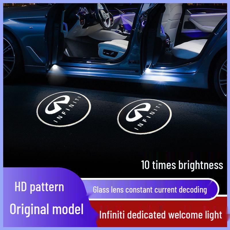 Infiniti Welcome Door Light Laser Projector for Q50L/G25/QX60/Q70L Models Car Interior Decor