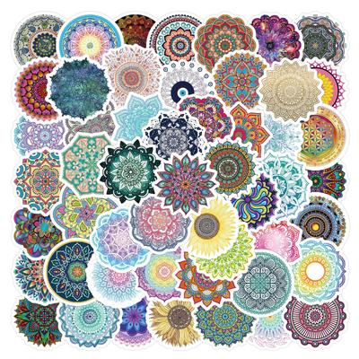 60 Mandala Cartoon Graffiti Aufkleber Gitarre Handy Computer Dekoration Aufkleber Wasserdichte Kreative Aufkleber