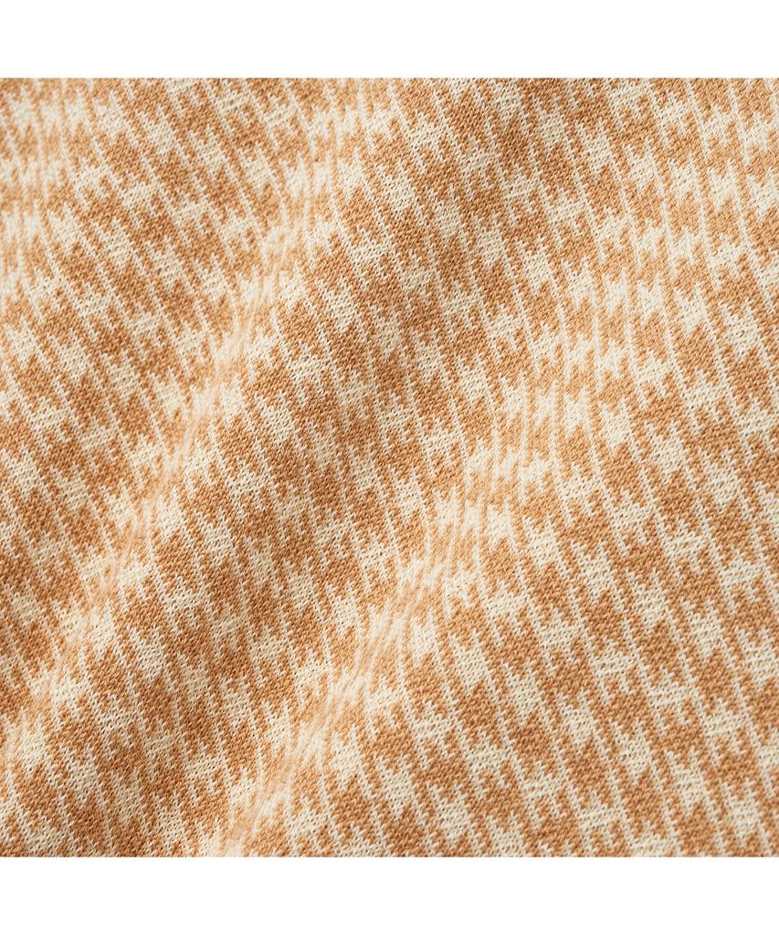 IOLO Houndstooth Half Collar_Orange