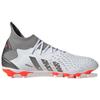Adidas Predator Freak.3 Artificial Turf AG HG Shock Absorbing Anti-Slip Soccer Shoes Men Soccer Shoes White Gray Q47228