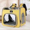Stylish Multi-functional Foldable Pet Carrier Bag - Large Capacity, Portable, Breathable, Solid Color, for Cats & Small Animals.