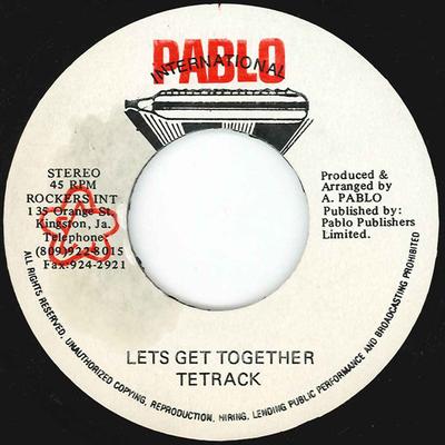 Disco de 7 polegadas TETRACK / AUGUSTUS PABLO & ROCKERS - Let's Get Together / Black Ants Lan NONE Pablo Internati 1997 Jamaica Reggae, Ska & Dub Usado