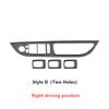 4Pcs Window Lift Switch Panel Cover Stickers Trim For BMW 5 Series E60 E70 E71 520 523 525i 530li 2005-2010 Years 