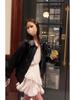 2025 Women's Retro Faux Leather Motorcycle Jacket - Short, Loose Fit with Zipper and Lapel