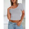 Summer Sexy Hot Girl Sport Short-sleeved Slimming Street Style Women's Top