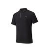 Comfortable Simple Fashion Versatile Breathable Short Sleeve Polo Shirt Men Tops Basic-Black 152527101-4