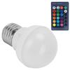 RGB+W Light Bulb 3W E27 Remote Control Color Changing Lamp Home Decoration 85265V