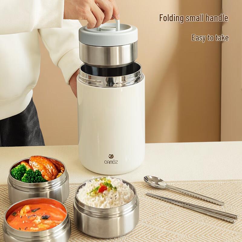 CAMUZ 316 Edelstahl Isolier-Lunchbox