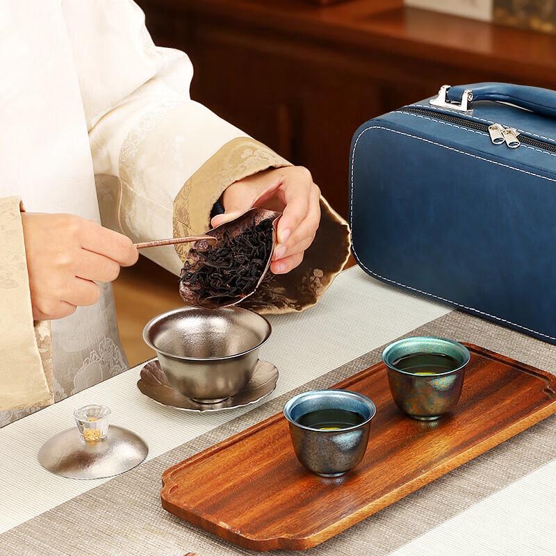 

O Fir Travel Time Titanium Tea Set