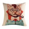 45x45cm Personalized Cartoon Animal Printed Sofa Cushion Cover Home Living Room Throw Pillowcase Decoration