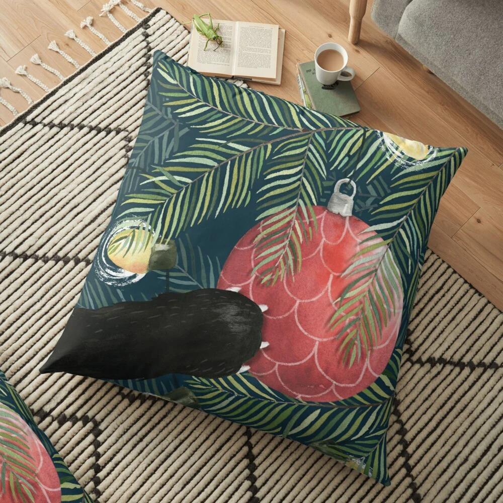 Cute Cat Pattern Pillowcase Interior Decoration Office Living Room Home Pillowcase