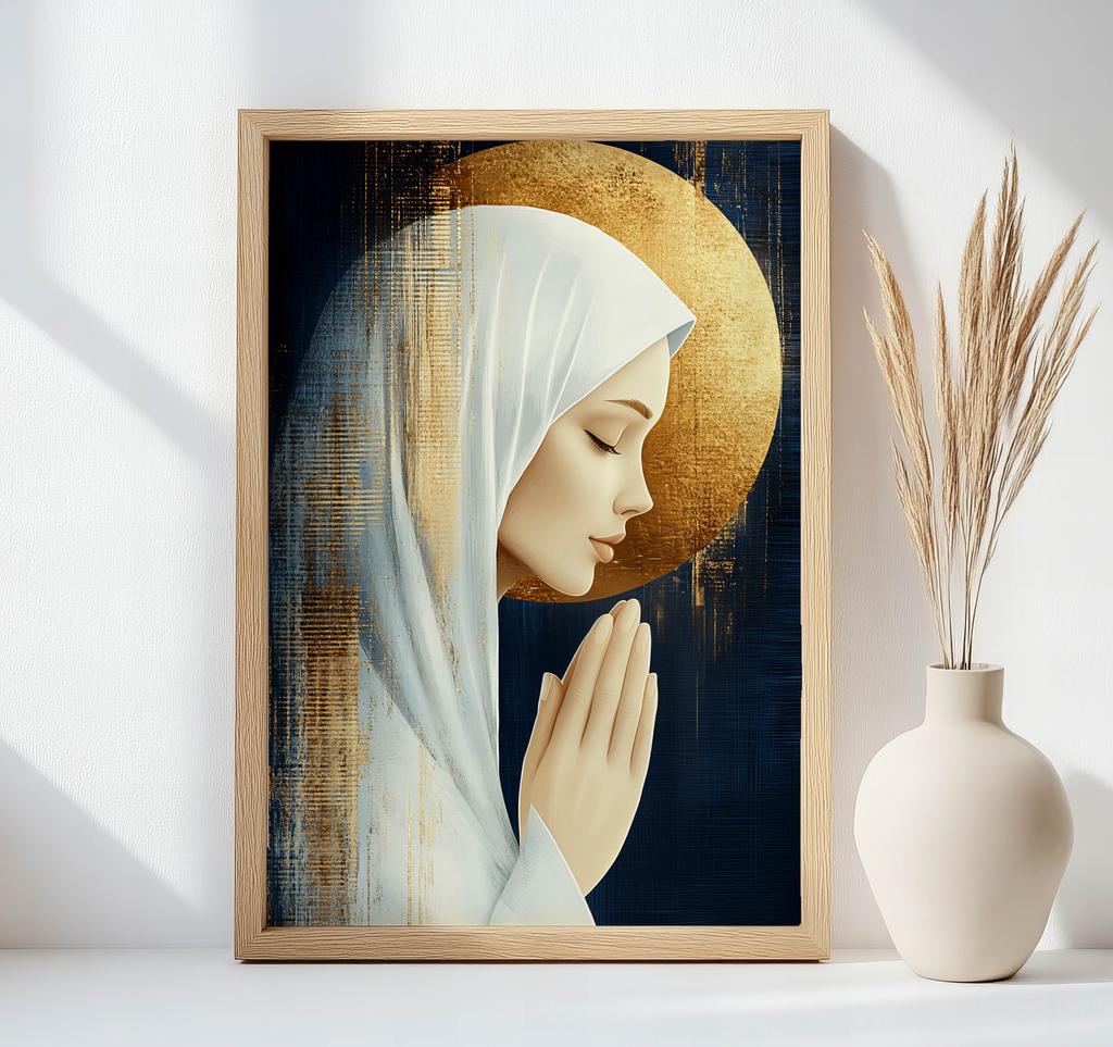 Spokojna Modlitwa Spokojna Modlitwa, 30X40 Cm, Bez Ramy, Papier Matowy 230 Gsm