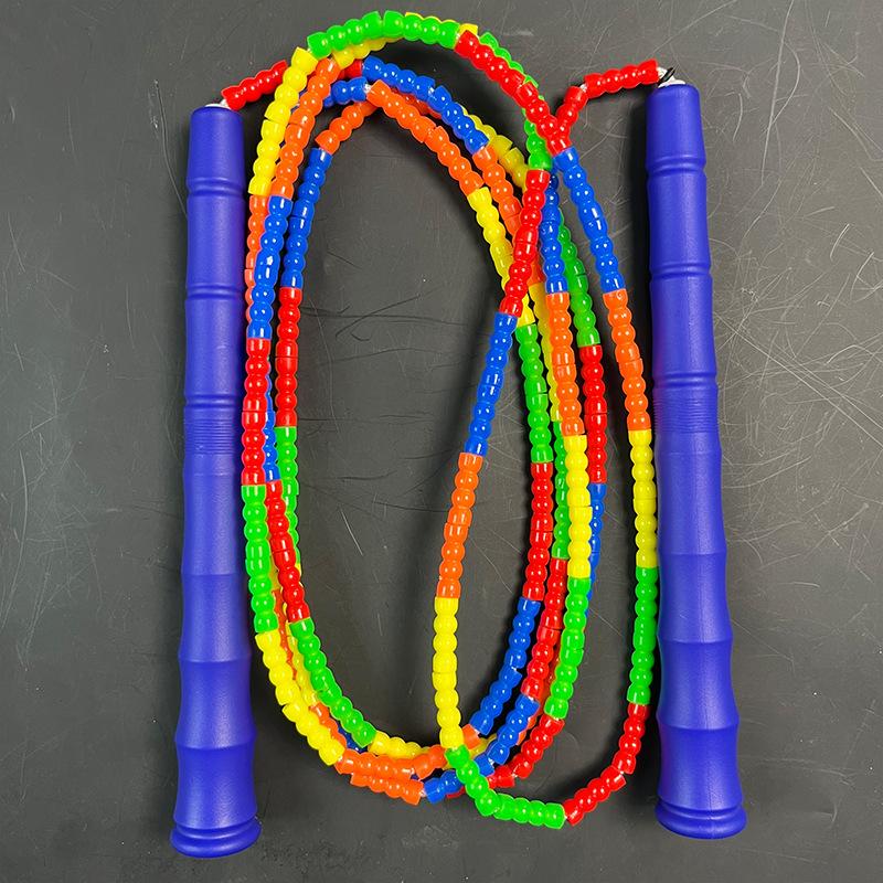 Manufacturer Wholesale Bamboo-joint Jump Ropes for Adults, Children, and Students with Fitness Patterns, Suitable for Beginners