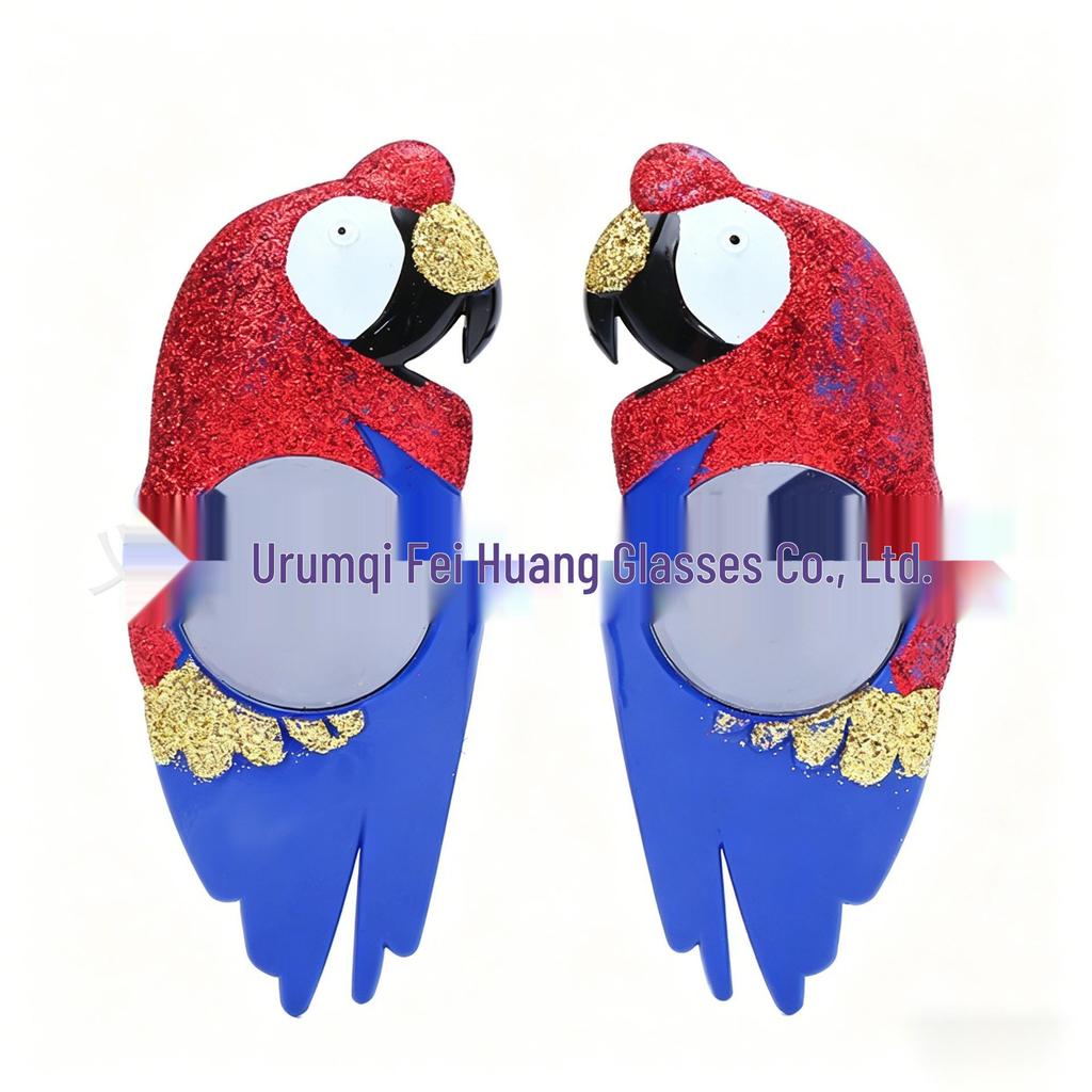 Hawaiian Beach Party Glasses: Coconut Tree, Flamingo, Parrot, Ice Cream, Flower & Wine Glass Fun