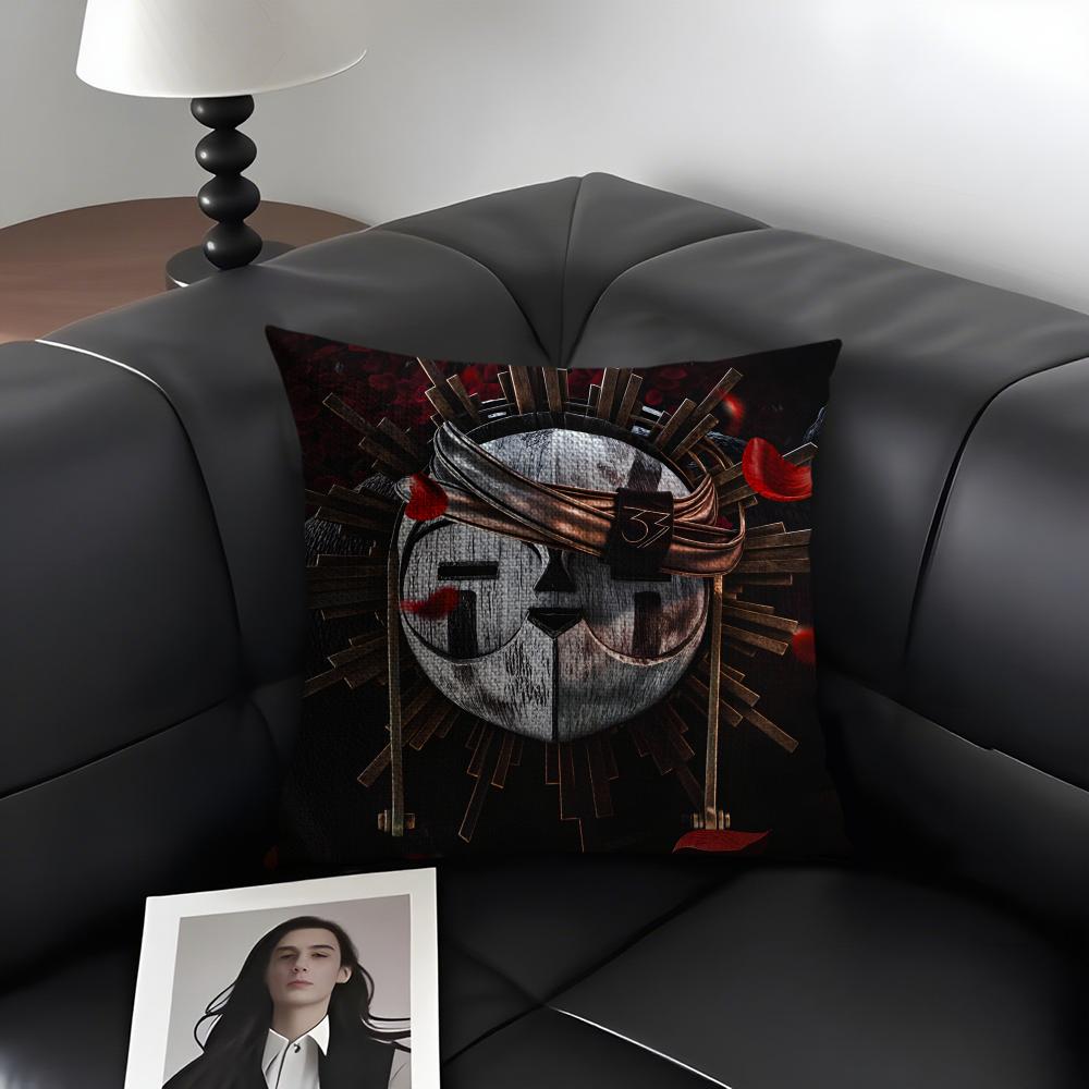 C-Clair Obscurr Expedition 33 Cushion Cover Natural Linen Organic Fabric Double-Sided Printing Sofa Home Decor Gift Pillow Case