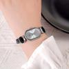 GEDI Dames Quartz Horloge Exquis Ovaal Minimalistisch Armbandhorloge met Uniek Onregelmatig & Artistiek Ontwerp Dames Quartz Horloge