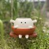 Swing Face Planter Pot Swinging Plant Pot Smiling Outdoor Plants Succulent Pot Cute Smile Face for String of Pearls Succulents