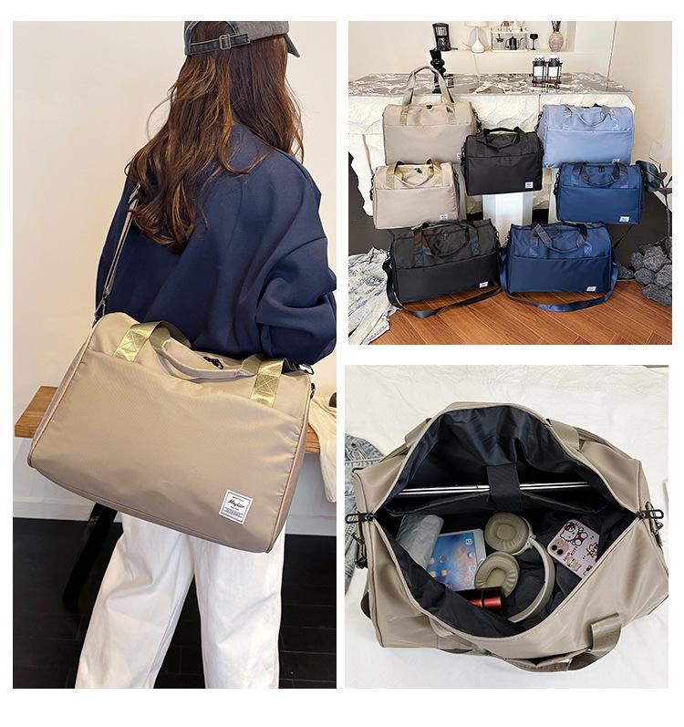 Men's & Women's Large Waterproof Travel Bag - Portable, Lightweight, Versatile for Short Trips and Dorm Use