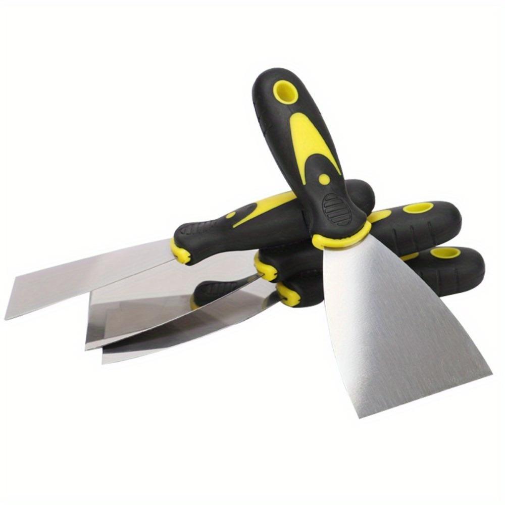 4Pcs Putty Knives Set Metal Scrapers Scrapers for Drywall Putty Decals Wallpaper Baking Patching and Painting